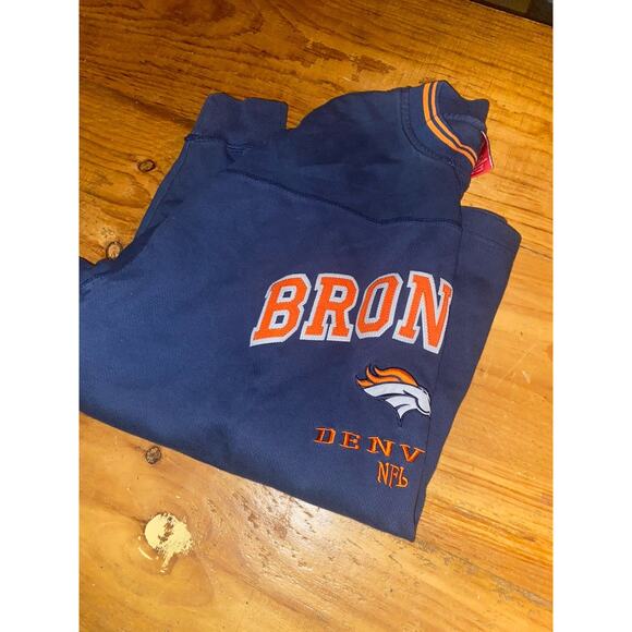 Vintage NFL Denver Broncos Embroidered Crewneck Long Sleeve Shirt Size XL - Picture 9 of 9